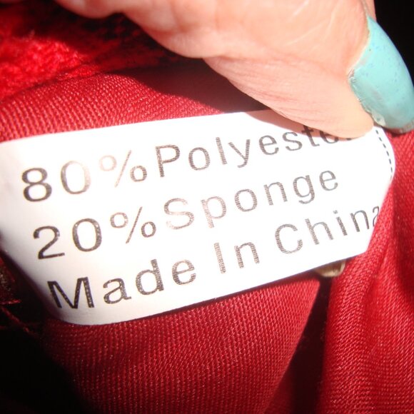 Snowman Christmas Stocking with Plush Snowman Lined - Picture 8 of 8